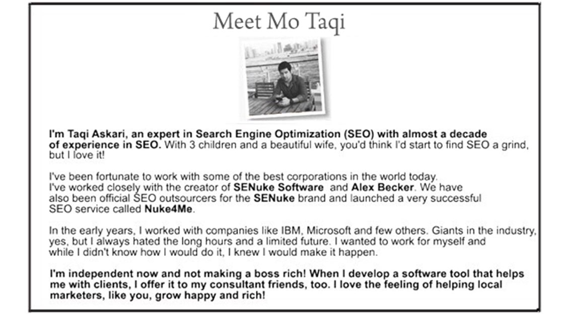 Meet Mo Taqi